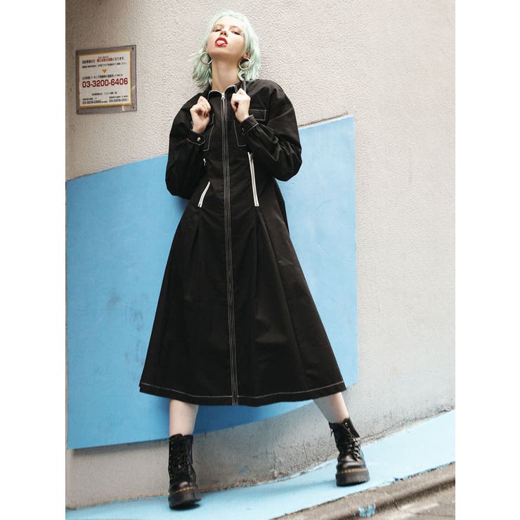 カラーステッチワンピース[品番：MKSW0025216]｜jouetie（ジュエティ）のレディースファッション通販｜SHOPLIST（ショップリスト）