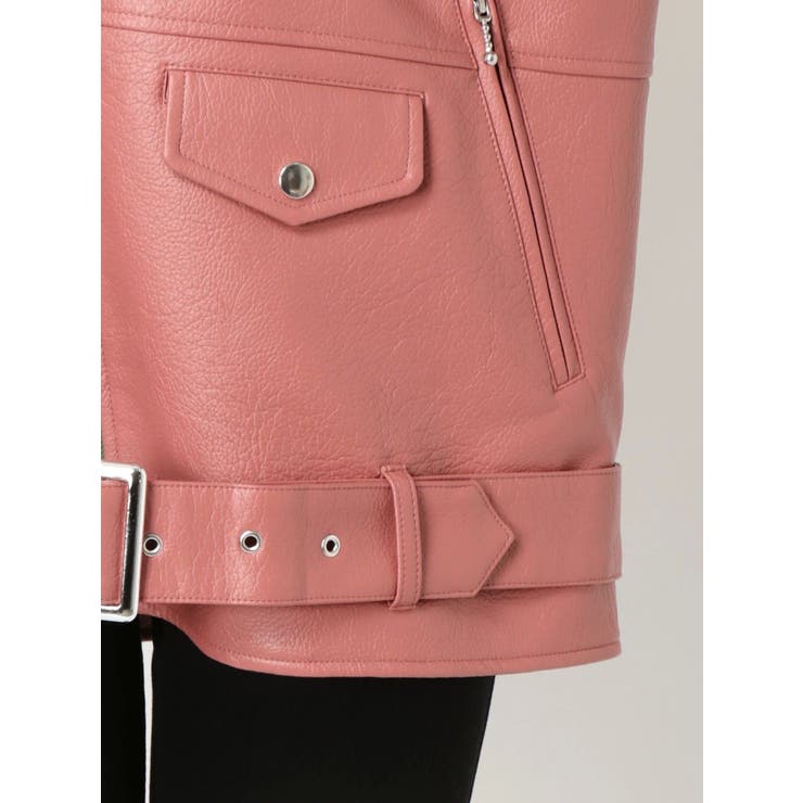 jouetie レザージャケット オーバーライダースジャケット[品番：MKSW0027339]｜jouetie