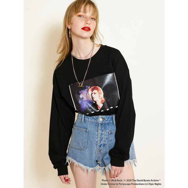 超希少！EMMA CLOTHES DAVID BOWIE ロンT 長袖Tシャツ 超希少！EMMA CLOTHES DAVID BOWIE ロンT 長袖Tシャツ