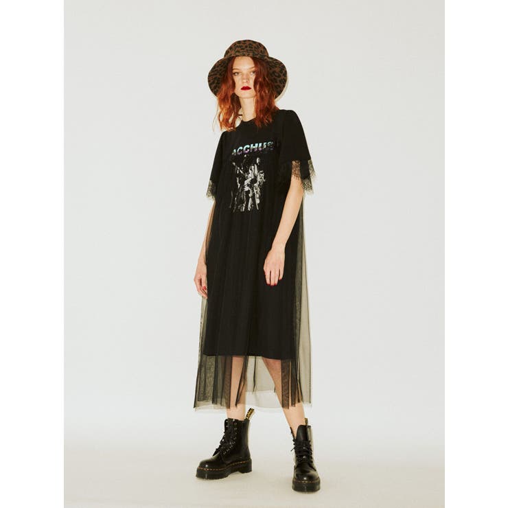 リメイクチュールドッキングワンピース[品番：MKSW0030611]｜jouetie