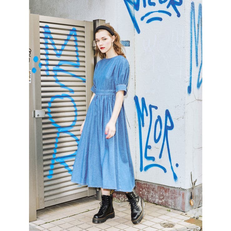 バックオープンレースアップワンピース[品番:MKSW0030853 バックオープンレースアップワンピース[品番:MKSW0030853