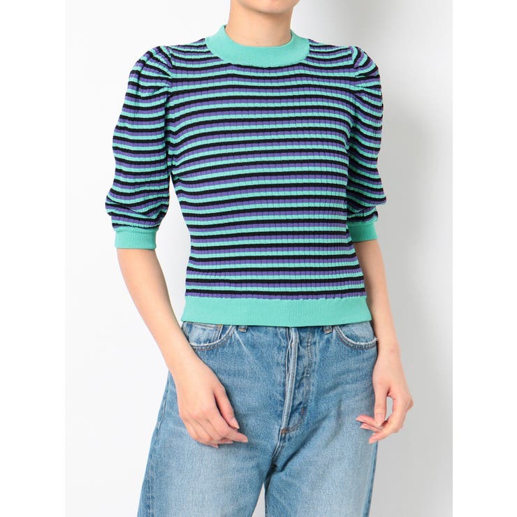 パワーショルダーハイネックニット パワーショルダーハイネックニット[品番：MKSW0037390]｜jouetie