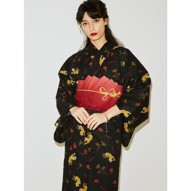 オリジナル浴衣】レオパードPOP浴衣[品番：MKSW0030389