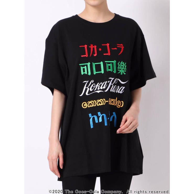 コカ・コーラ限定デザイン】COCA-COLA カラーロゴTシャツ[品番