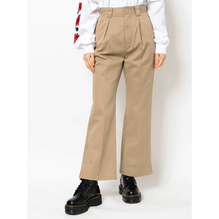 Dickies  ヘムジップフレアパンツ[品番：MKSW0031513]｜jouetie（ジュエティ）のレディースファッション通販｜SHOPLIST（ショップリスト）