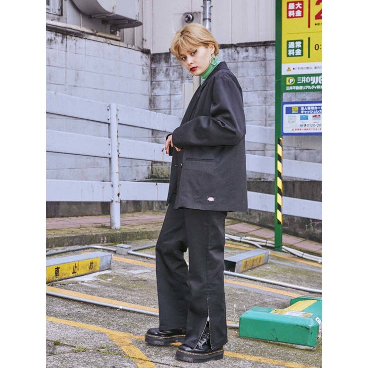 Dickies  ヘムジップフレアパンツ[品番：MKSW0031513]｜jouetie（ジュエティ）のレディースファッション通販｜SHOPLIST（ショップリスト）