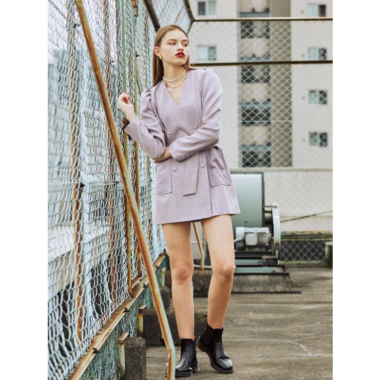 ジャケットミニワンピース[品番：MKSW0032853]｜jouetie（ジュエティ）のレディースファッション通販｜SHOPLIST（ショップリスト）