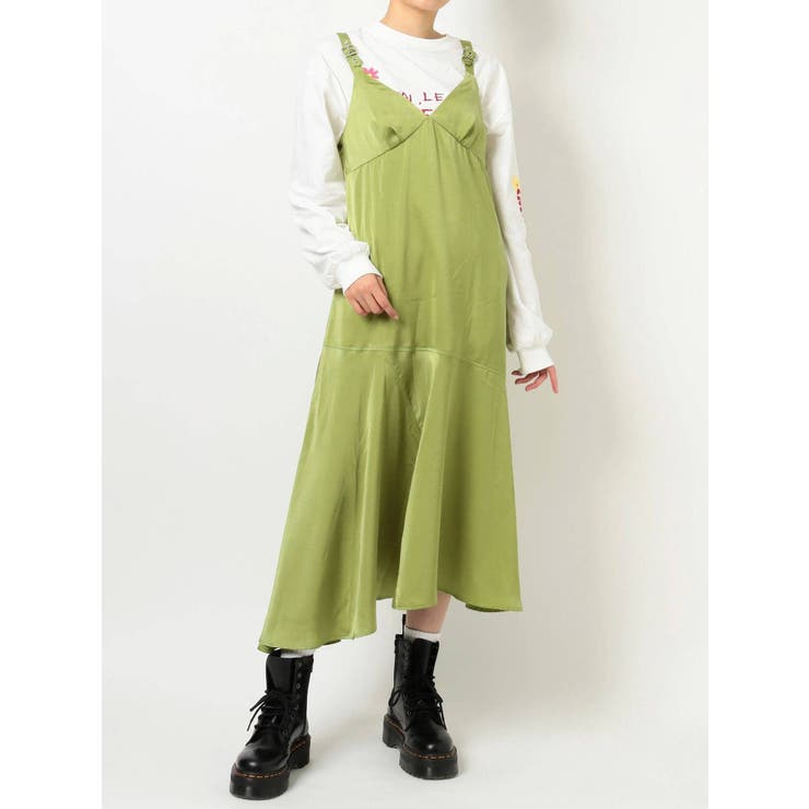 アシメキャミワンピース[品番：MKSW0032854]｜jouetie