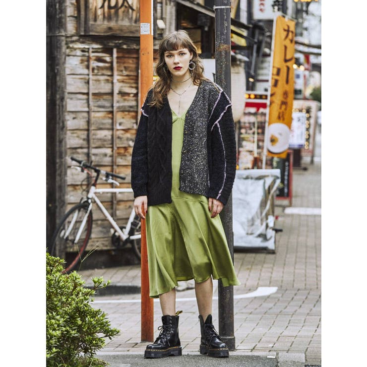 アシメキャミワンピース[品番：MKSW0032854]｜jouetie（ジュエティ