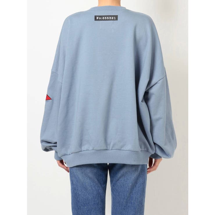 jouetie 完売品 ゴブランカラープルオーバー jouetie バイカラーBIGプルオーバー（パープル） -ファッション