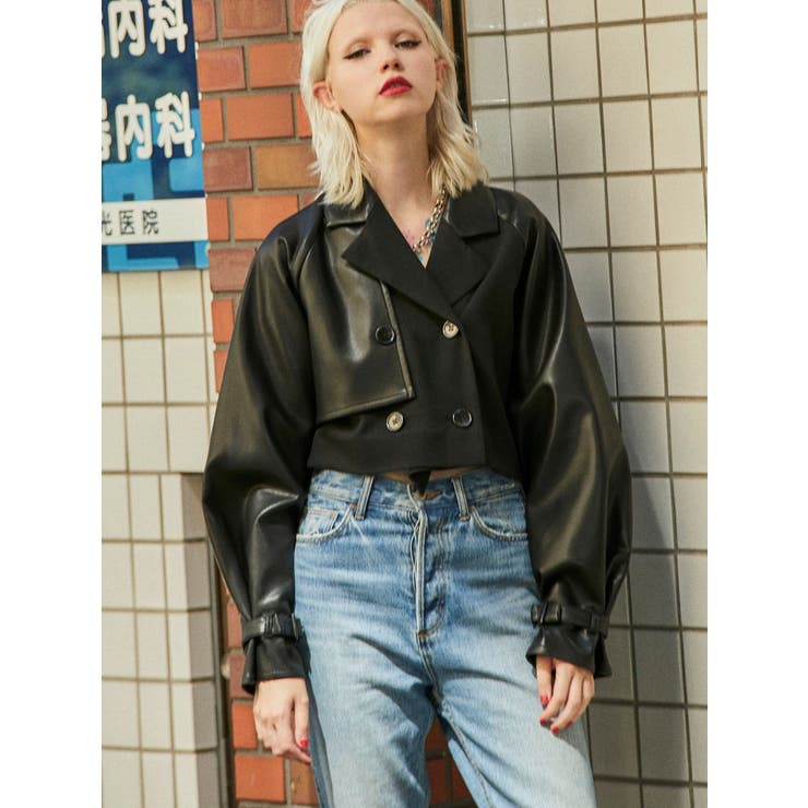 特価ブランド エコレザードッキングスリーブ3WAYコート[品番：MKSW0034078 ジャケット・アウター