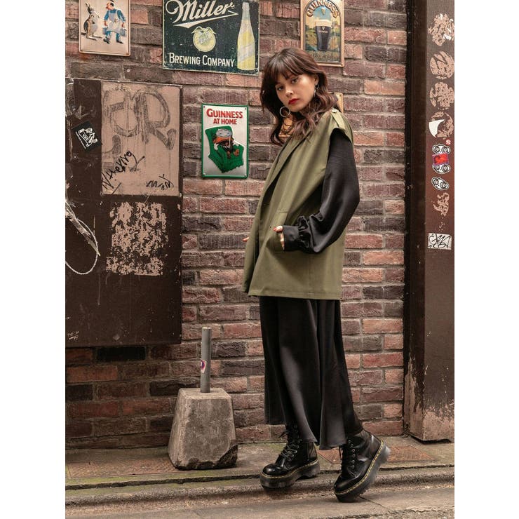 トレンチベストレイヤードワンピース 品番 Mksw Jouetie ジュエティ のレディースファッション通販 Shoplist ショップリスト