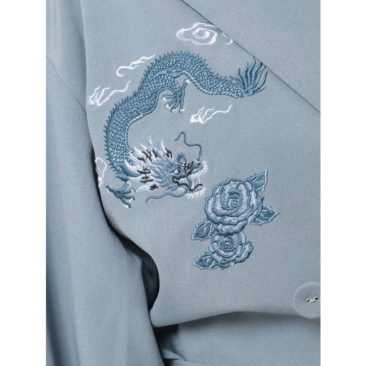 セットアップ対応】エンブロイダリーショートジャケット[品番