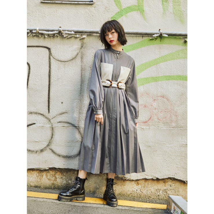 【新品タグ付き】AMERI BELTED TUCK PLEATS DRESS 即完売のBELTED TUCK PLEATS が緊急再入荷決定♡ | 黒石奈央子