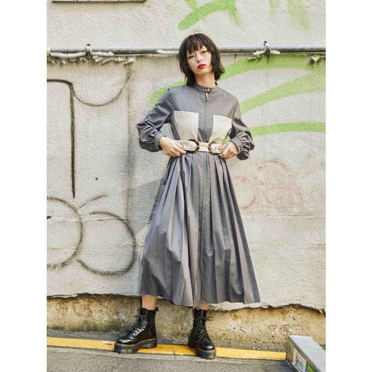 ブルゾンワンピース[品番：MKSW0035109]｜jouetie（ジュエティ）の