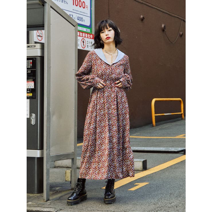 クラシカルマキシワンピース[品番：MKSW0035110]｜jouetie
