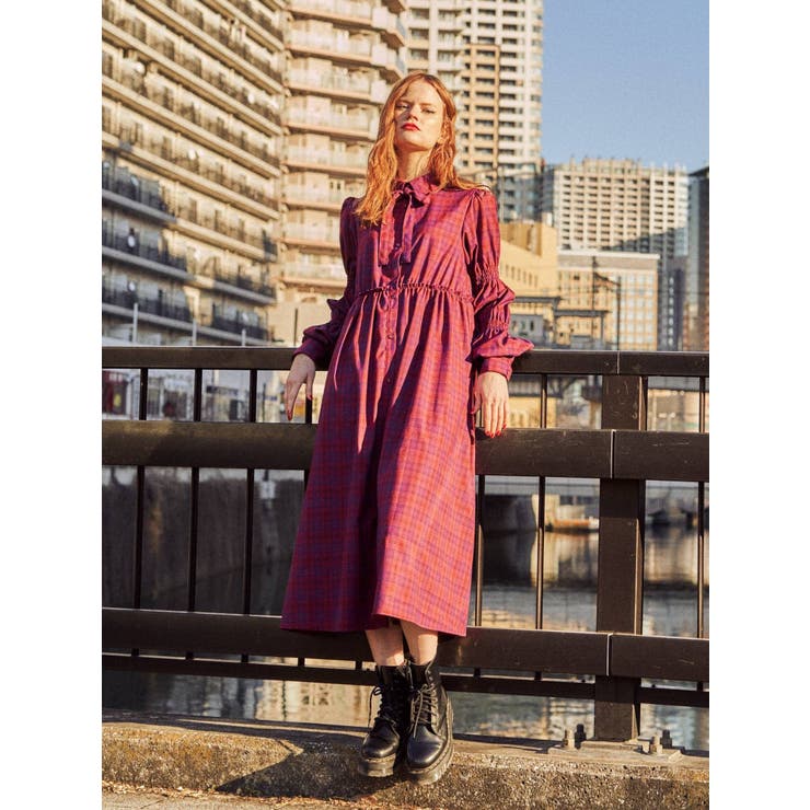 マムルークスリーブロングワンピース[品番：MKSW0035826]｜jouetie