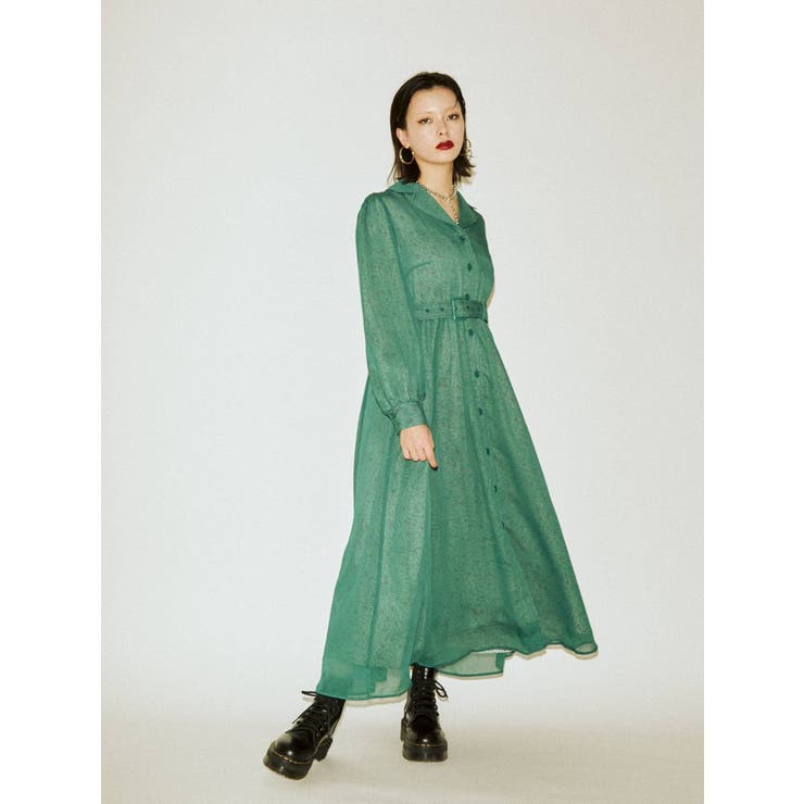 シアーパターンワンピース[品番：MKSW0036114]｜jouetie（ジュエティ  