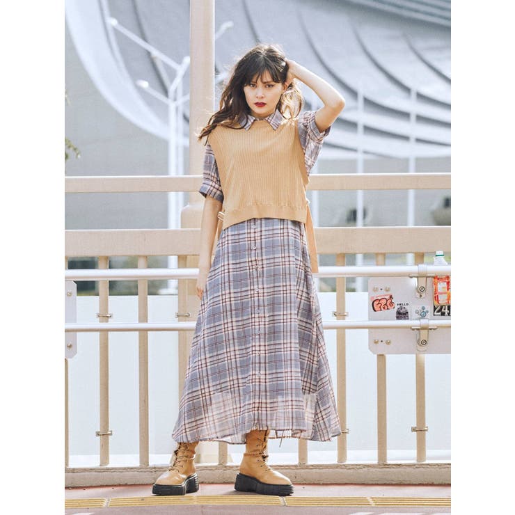 ベストレイヤードワンピース 品番 Mksw Jouetie ジュエティ のレディースファッション通販 Shoplist ショップリスト