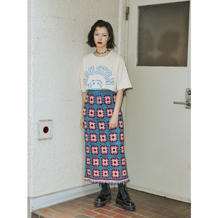 hooked vintage購入 クロッシェ スカート hooked vintage購入 クロッシェ スカート