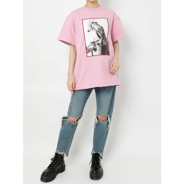 tシャツ 「KevinCummins×jouetie」フィットフォトTシャツ レディース jouetie tシャツ 「KevinCummins×jouetie」フィットフォトT