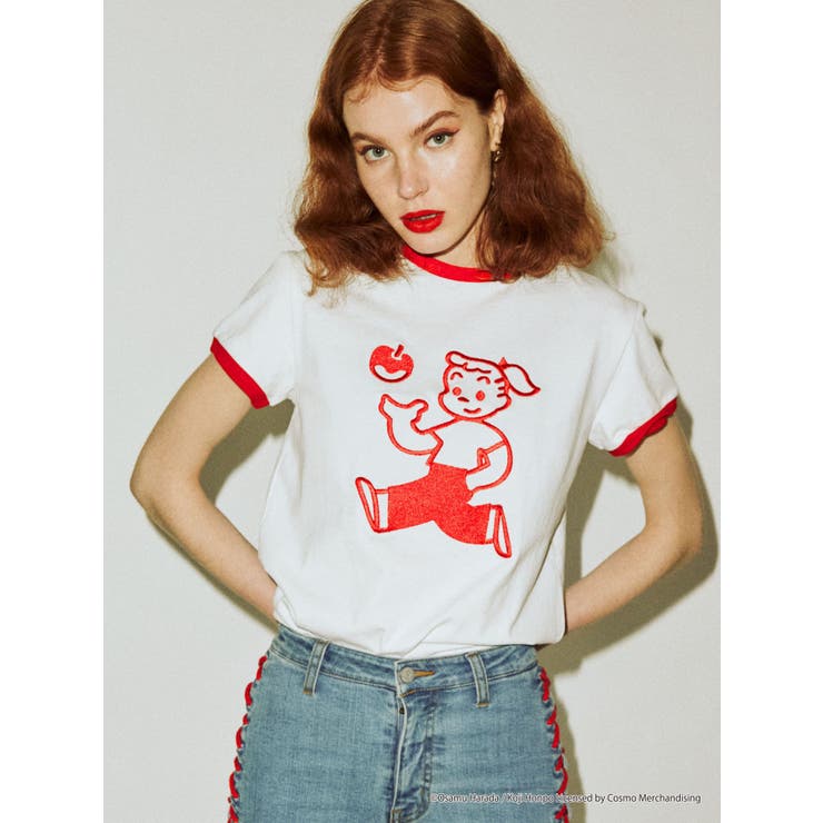 オフホワイト | OSAMU GOODS? トリム Tシャツ | jouetie