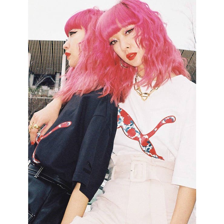 PUMAローズTシャツ[品番：MKSW0036709]｜jouetie（ジュエティ