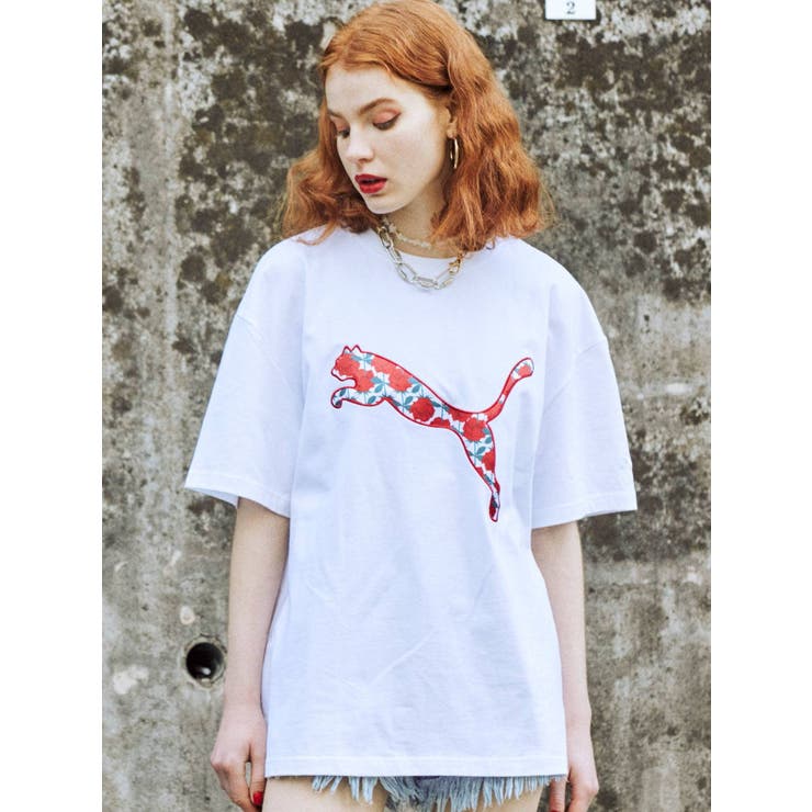 PUMAローズTシャツ[品番：MKSW0036709]｜jouetie（ジュエティ