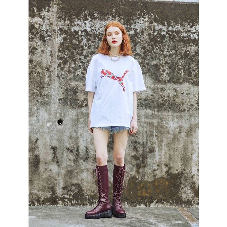 PUMAローズTシャツ[品番：MKSW0036709]｜jouetie（ジュエティ
