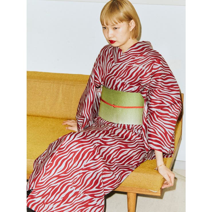 jouetie 浴衣　ゼブラ jouetie（ジュエティ）の「ゼブラロゴ浴衣（浴衣）」 - WEAR