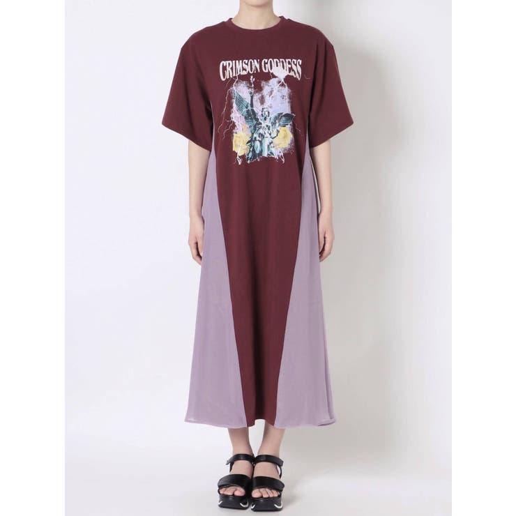 ジュエティ ワンピース jouetie（ジュエティ）の「ドッキングロックレースワンピース