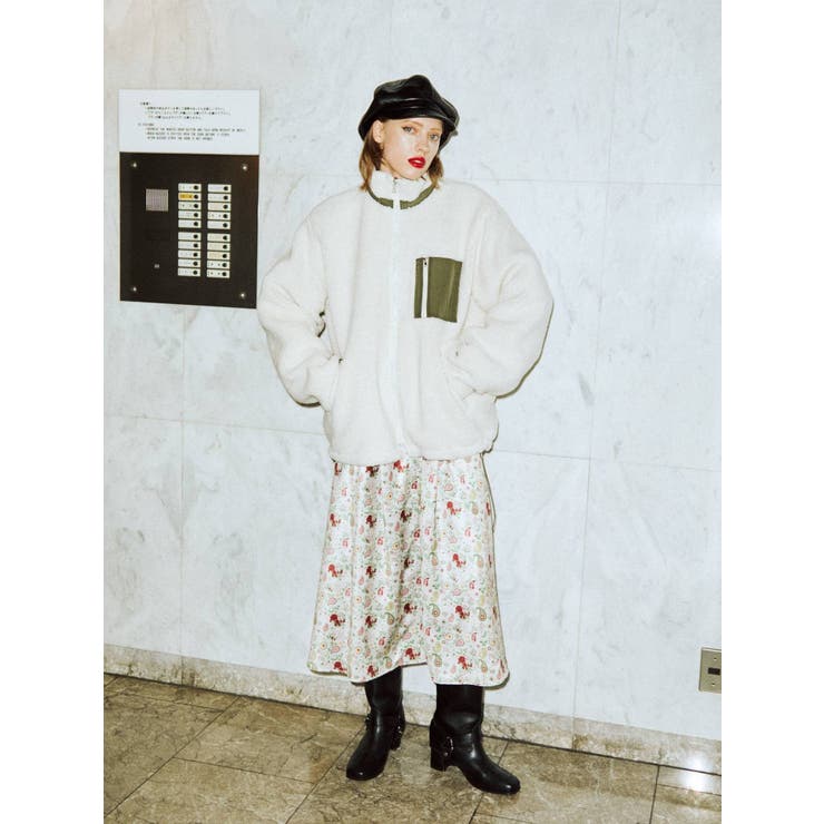 リバーシブルボアジャケット[品番：MKSW0039301]｜jouetie