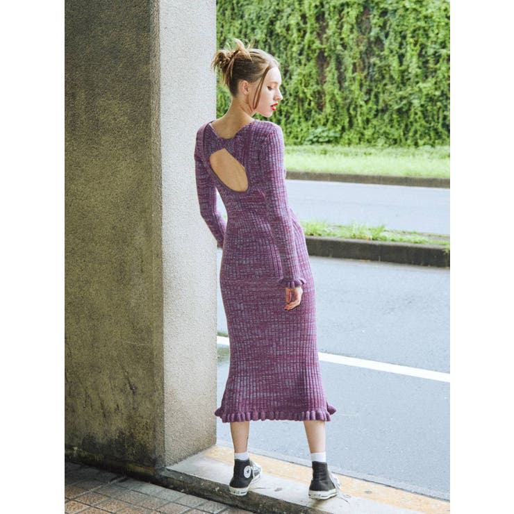 Web限定 バックツイストニットワンピース 品番 Mksw Jouetie ジュエティ のレディースファッション通販 Shoplist ショップリスト