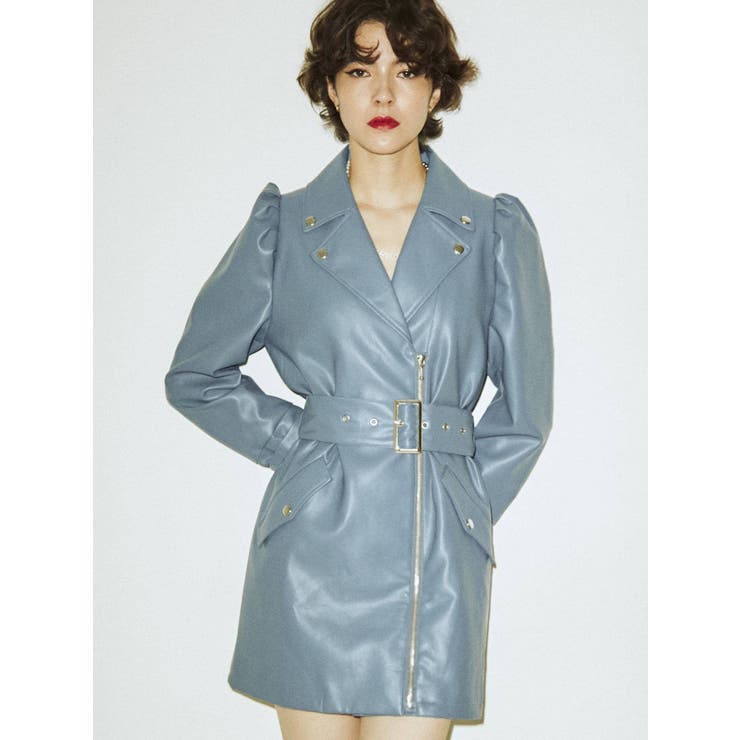 ライダースミニワンピース[品番：MKSW0039721]｜jouetie（ジュエティ