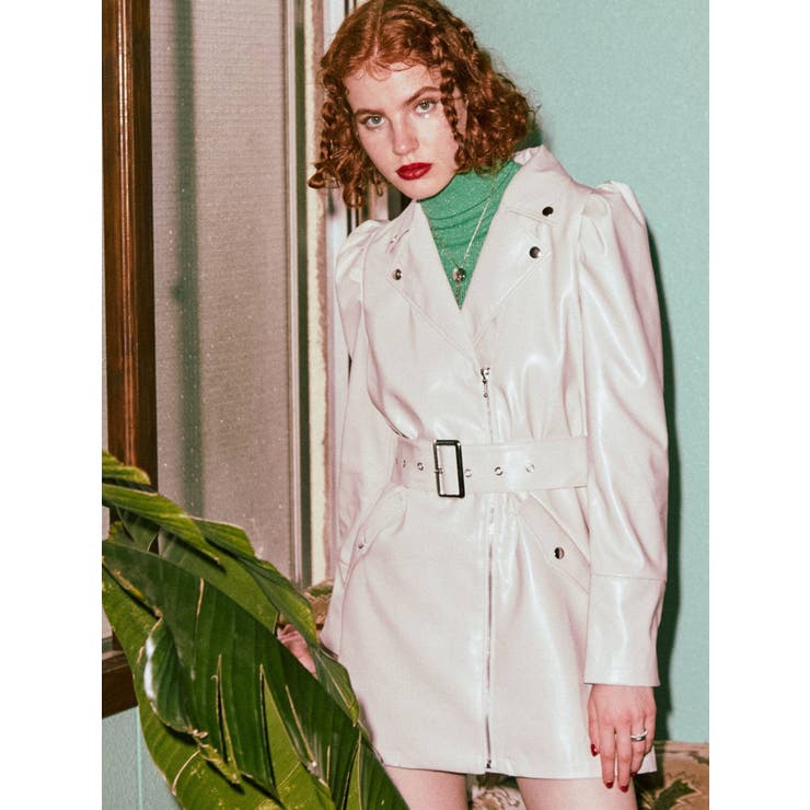 ライダースミニワンピース[品番：MKSW0039721]｜jouetie（ジュエティ