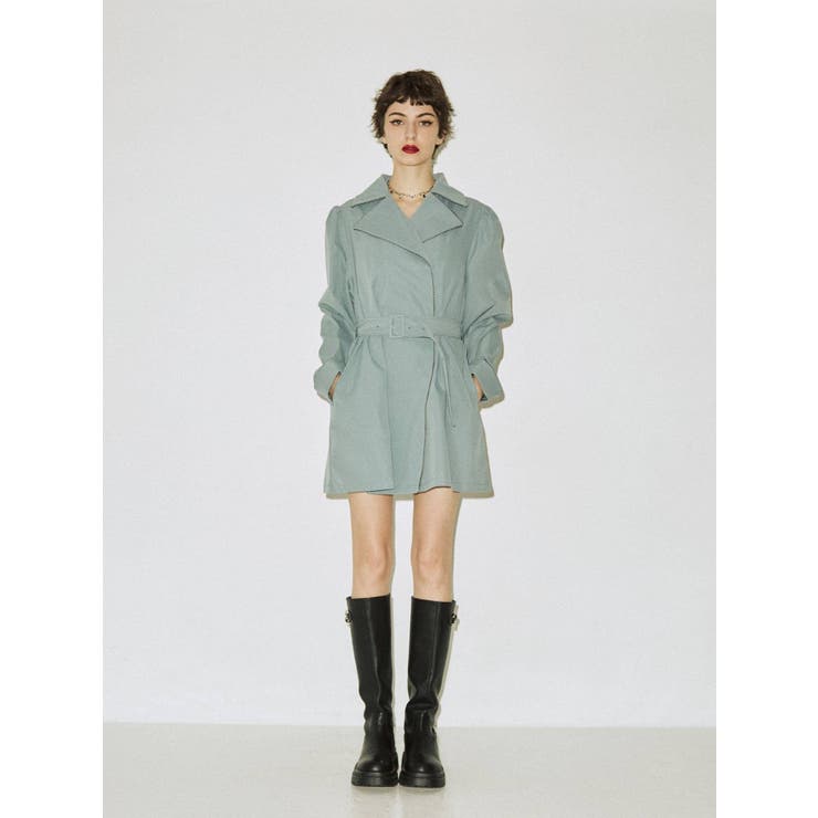 ピコレーストレンチミニワンピース[品番：MKSW0042000]｜jouetie  