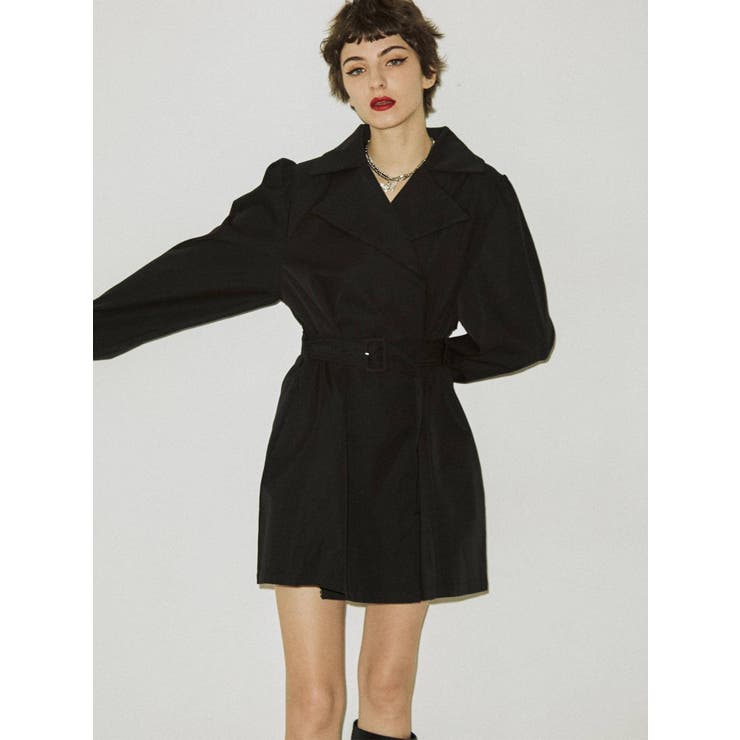 ピコレーストレンチミニワンピース[品番：MKSW0042000]｜jouetie  