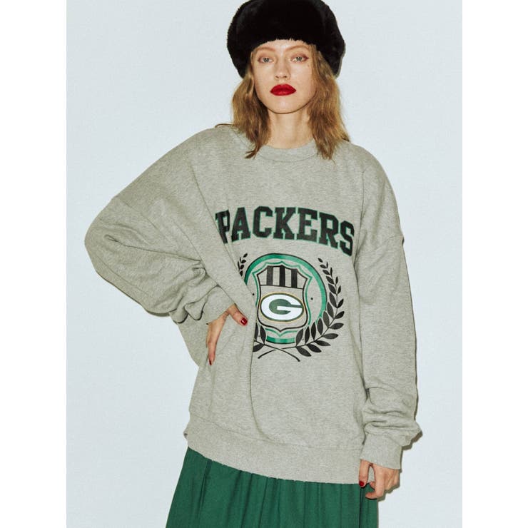 【コラボ】NFL  PACKERSプルオーバー[品番：MKSW0041745]｜jouetie（ジュエティ）のレディースファッション通販｜SHOPLIST（ショップリスト）