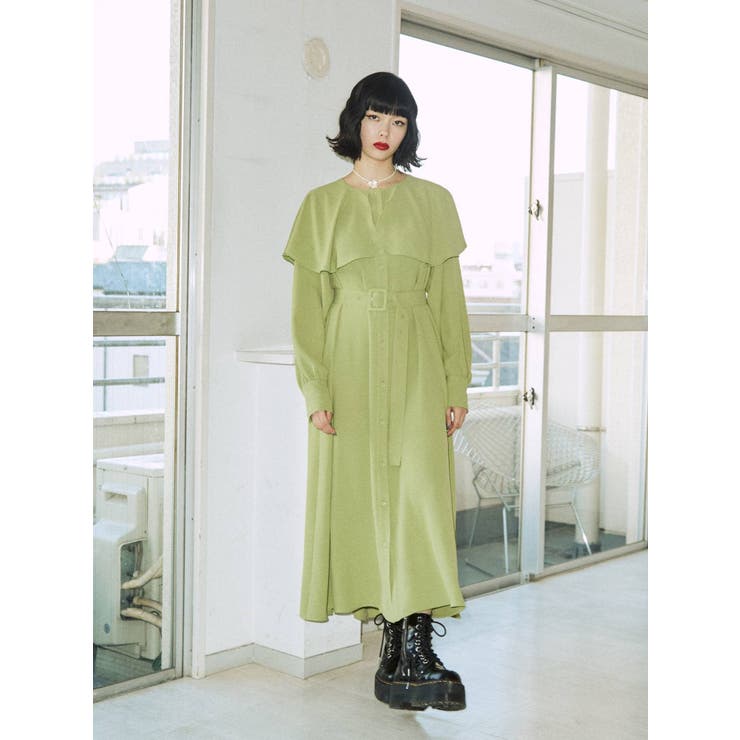 ケープワンピース[品番：MKSW0042698]｜jouetie（ジュエティ）の