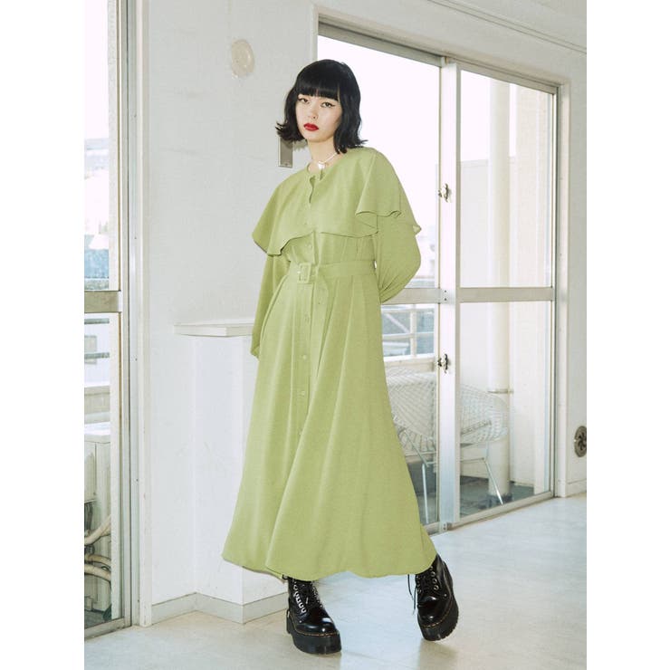 ケープワンピース[品番：MKSW0042698]｜jouetie（ジュエティ