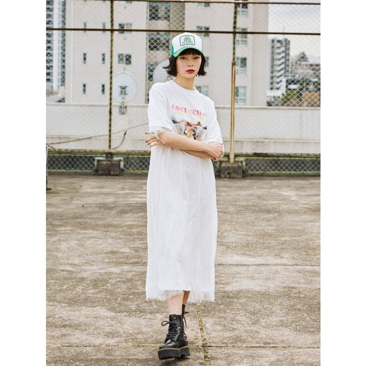 ドッキングロックレースワンピース[品番：MKSW0044129]｜jouetie