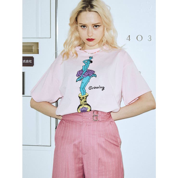 たなかみさき BIG Tシャツ【コラボ】[品番：MKSW0044177]｜jouetie