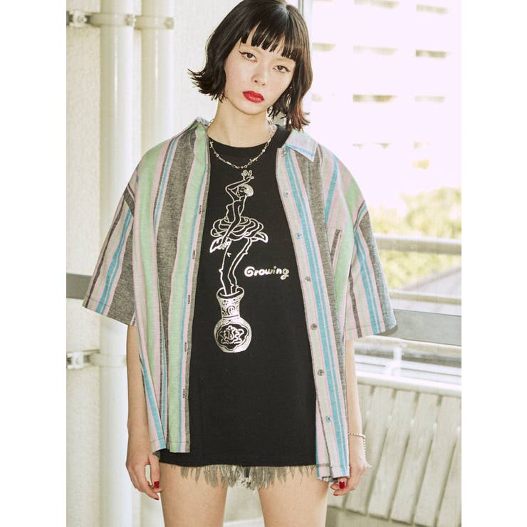 たなかみさき BIG  Tシャツ【コラボ】[品番：MKSW0044177]｜jouetie（ジュエティ）のレディースファッション通販｜SHOPLIST（ショップリスト）