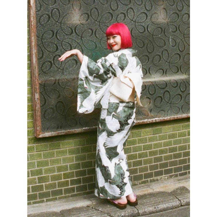 ジャパンパターン浴衣[品番：MKSW0044351]｜jouetie（ジュエティ