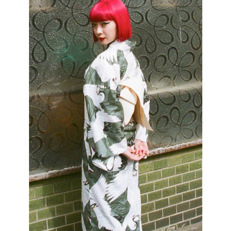 ジャパンパターン浴衣[品番：MKSW0044351]｜jouetie（ジュエティ