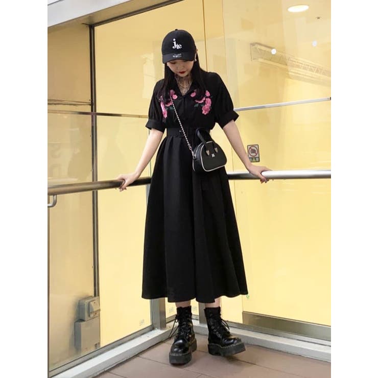 チャイナフラワーワンピース[品番：MKSW0045838]｜jouetie（ジュエティ