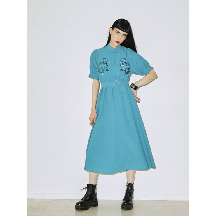 チャイナフラワーワンピース[品番：MKSW0045838]｜jouetie（ジュエティ