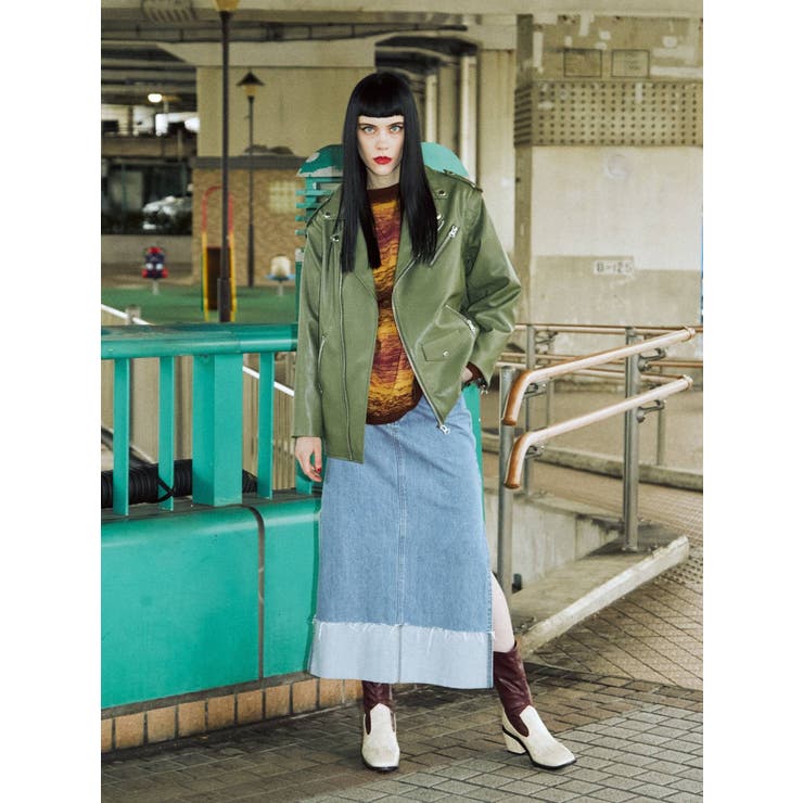 ヴィンテージライク2WAYライダース[品番：MKSW0046037]｜jouetie