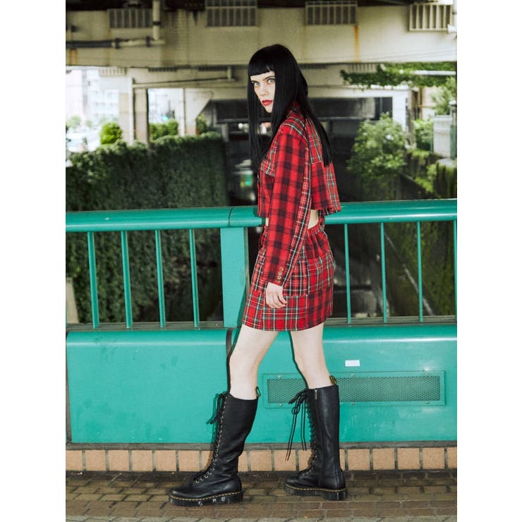 パッチワークショートジャケット【セットアップ対応】[品番