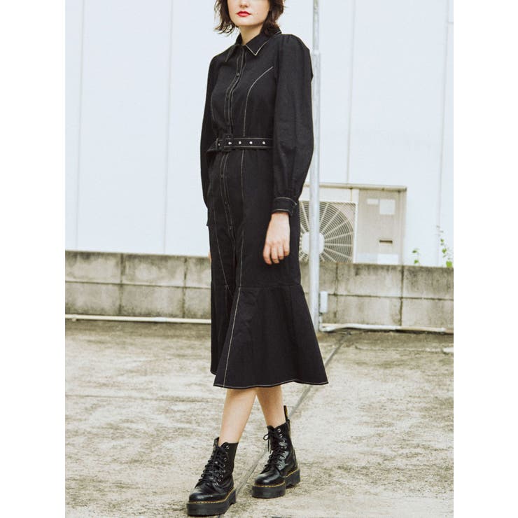 ステッチマーメイドワンピース[品番：MKSW0047951]｜jouetie